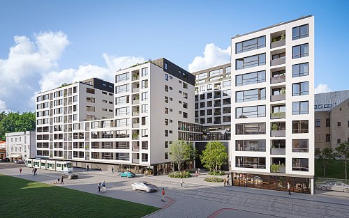 2+kk v centru Liberce – projekt Residence Promenáda
